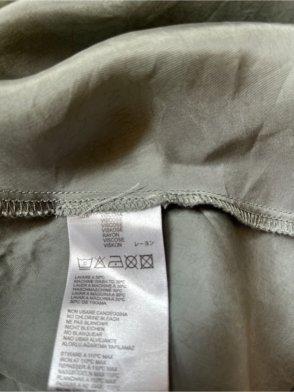 Diesel Grey Slip Midi Dress with Crisscross Straps - Picture 8 of 9
